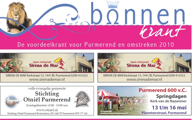 Bonnenkrant mei 2010